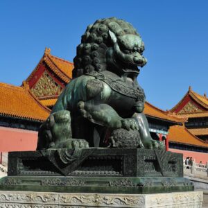 lion, figure, beijing, nature, forbidden city
